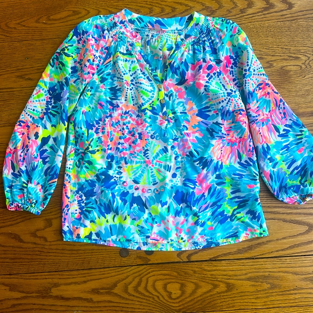 Silk Lilly Pulitzer top